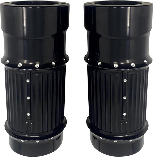  COVINGTONS Fork Leg Bells - Black - Fat - Dimpled C1116-B 