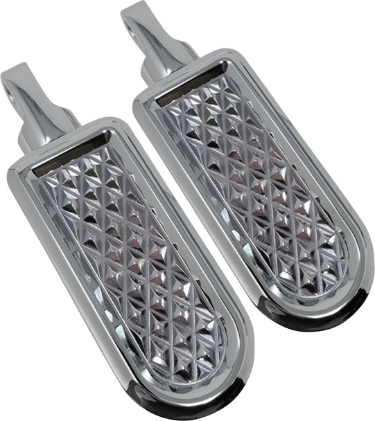  COVINGTONS Footpegs - Diamondback - Chrome C3043-C 