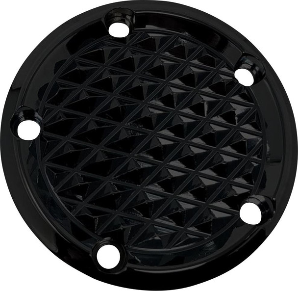  COVINGTONS Points Cover - Diamondback - Black - Twin Cam C3093-B 