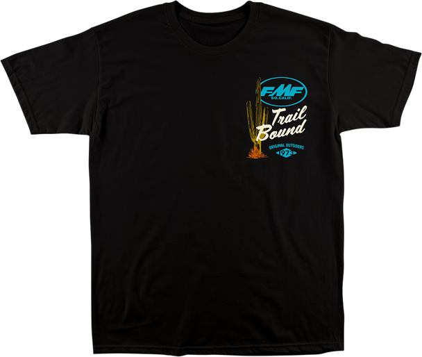 FMF Trailbound T-Shirt - Black - Large FA22118909BLKL