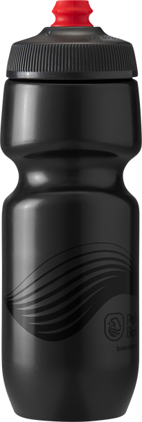 POLAR BOTTLE Breakaway? Bottle - Wave - Charcoal/Black - 24 oz. SWB24OZ03