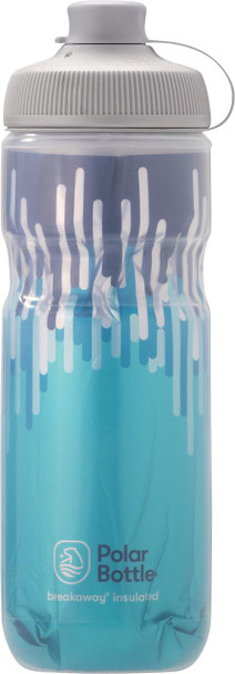 POLAR BOTTLE Breakaway Muck Insulated Bottle - Zipper - Slate Blue/Turquoise - 20 oz. INB20OZ08MG 