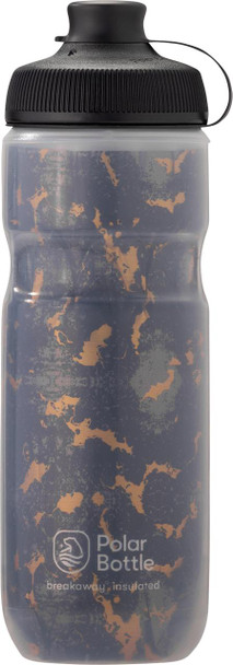  POLAR BOTTLE Breakaway Muck Insulated Bottle- Shatter - Charcoal/Copper - 20 oz. INB200Z09MG 