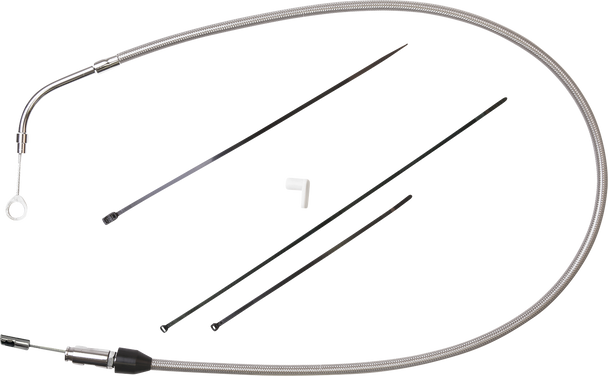 DRAG SPECIALTIES Quick Connect Clutch Cable - Upper - 49" - Stainless Steel 5323510HE DRAG SPECIALTIES Quick Connect Clutch Cable - Upper - 49" - Stainless Steel 5323510HE