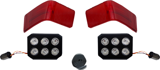 CUSTOM DYNAMICS LED Light - Tour-Pak - Red CD-TP-13-R