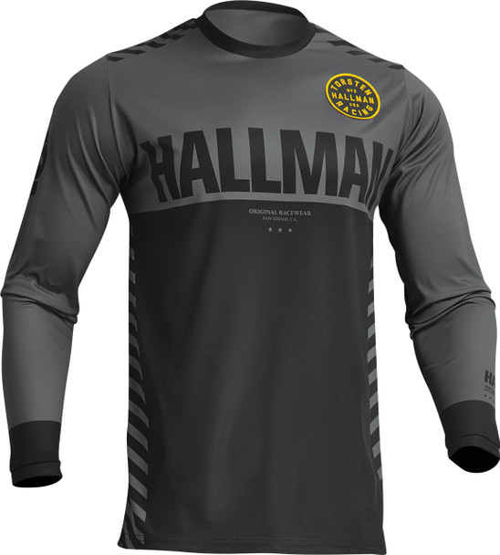  THOR Differ Slice Jersey - Charcoal/Black - Small 2910-7127 
