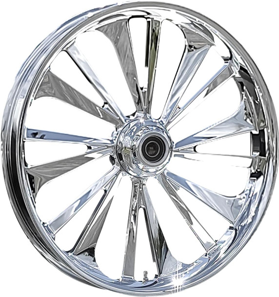 RC COMPONENTS RC Components Dillinger Front Wheel 21x3.5 Chrome for 2014-2022 Harley FLH 213HD031A21138C 