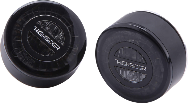 HIGHSIDER Rocket Turn Signal - Rear - Black 254-340