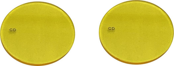  CUSTOM DYNAMICS Fog Light Lens - Yellow PB-FOG-LENS-Y 