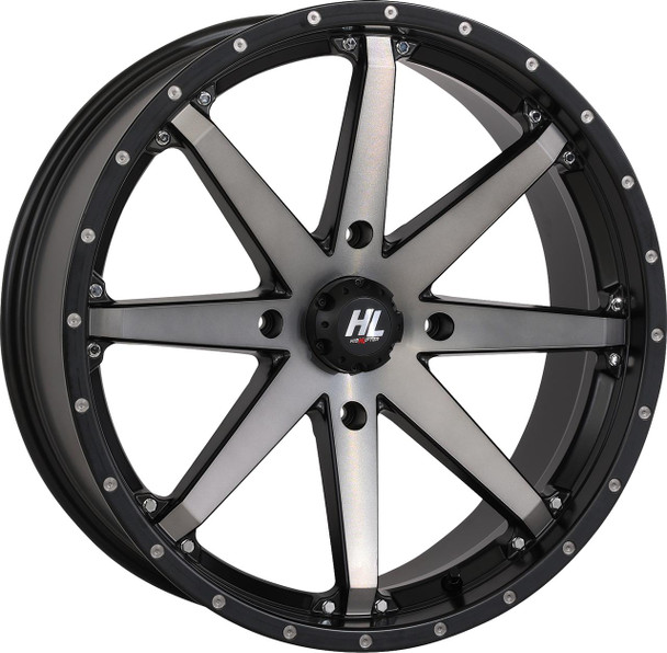  HIGH LIFTER Wheel - HL10 - Front/Rear - Matte Black/Smoke - 14x7 - 4/156 - 5+2 (+30 mm) 14HL10-1656 