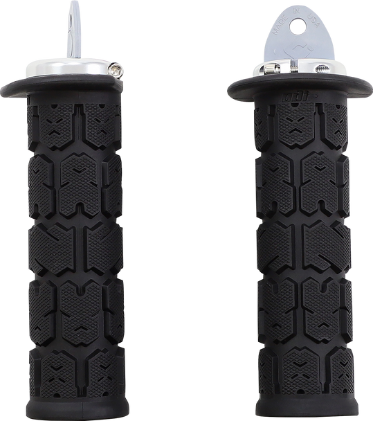 ODI Grips - Rogue - ATV/PWC - Black/Silver J33RGB-S