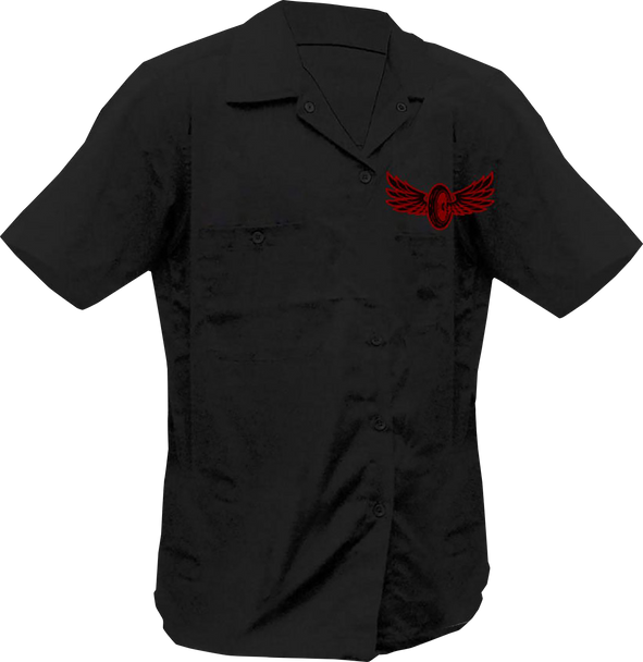 LETHAL THREAT Metal Mayhem Shop Shirt - Black - 2XL DG60165XXL