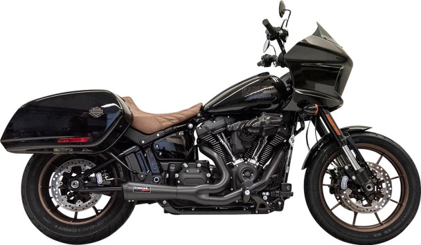  BASSANI XHAUST The Ripper Short Road Rage 2-into-1 Exhaust System - Black 1S74B 