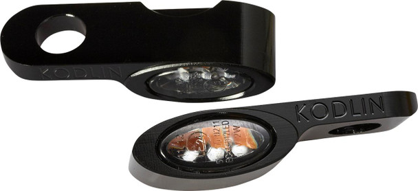  KODLIN USA Turn Signal w/ Running Light - Universal - Black K68510 