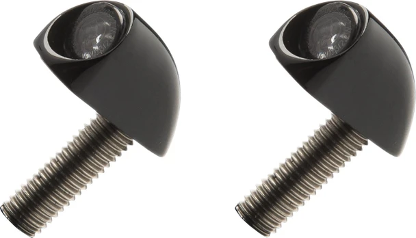  KODLIN USA 3-1 Bullet Rear Indicator Lights - Smooth - Black K68463 