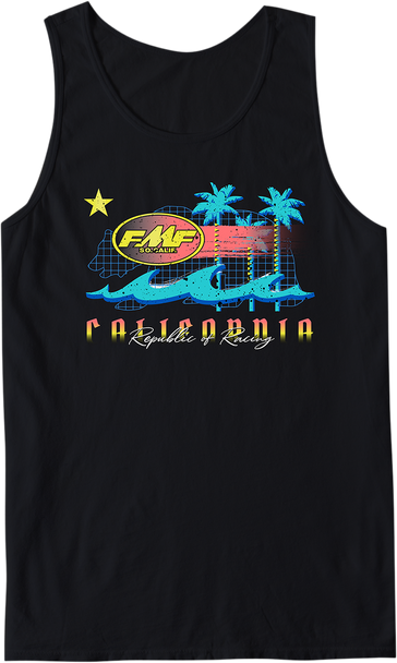 FMF Wavy Tank Shirt - Black - 2XL SU22123900BK2X
