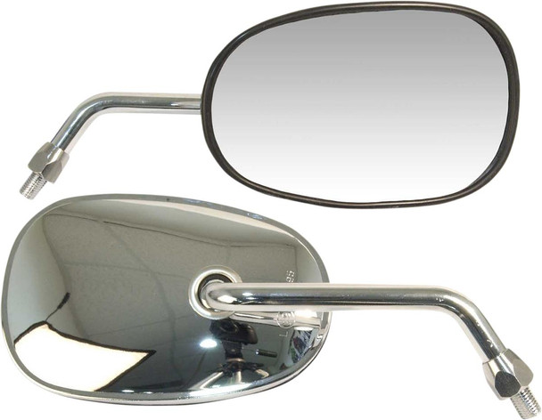  EMGO Mirror - OEM-Style Replacement - Rectangle - Chrome - Left 20-29722 