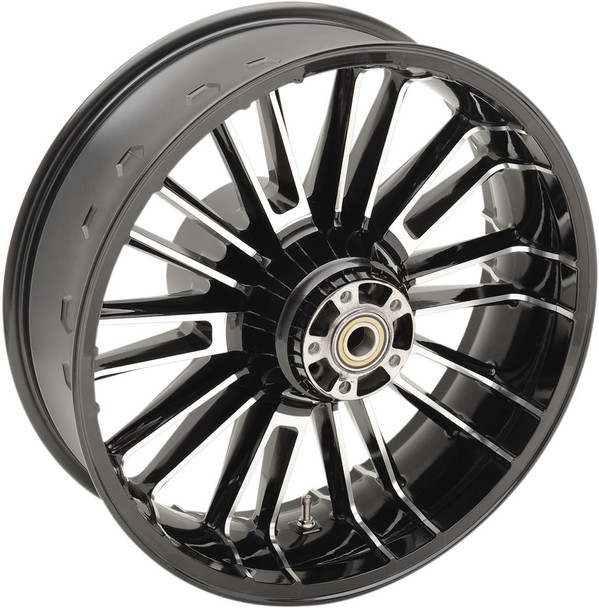  COASTAL MOTO Wheel - Atlantic 3D - Rear - Single Disc/with ABS - Black Cut - 18x5.5 3D-ATL185BCABST 