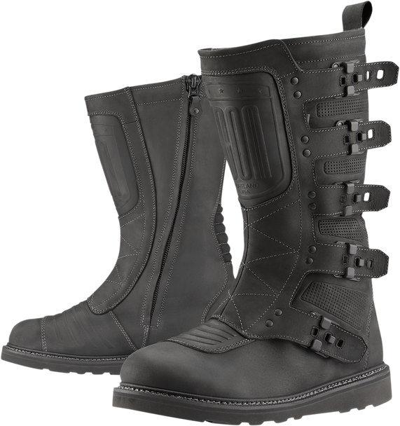 ICON Elsinore 2* CE Boots - Black - Size 7 3403-1208