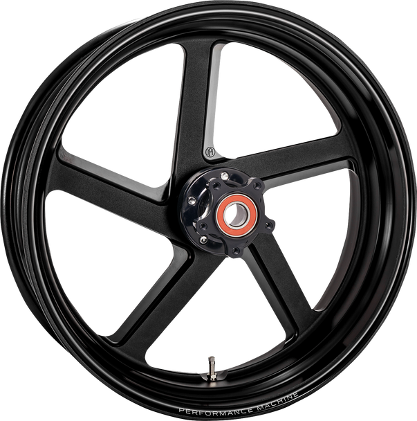 PERFORMANCE MACHINE (PM) Wheel - Pro-Am Race - Rear - Single Disc/with ABS - Black Ops* - 17x6 1269-7716R-PROAP-SMB