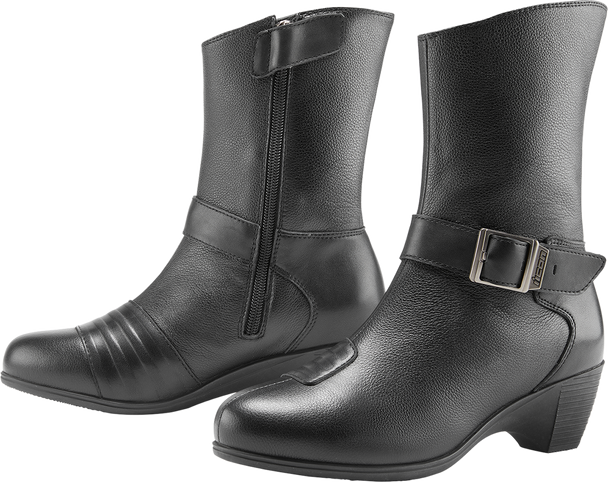 ICON Women's Tuscadero* Boots - Black - US 9.5 3403-1194