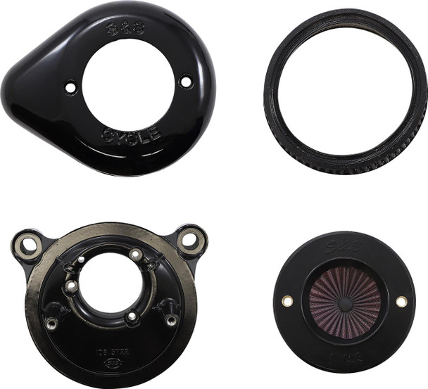 S&S CYCLE Air Stinger Stealth Air Cleaner Kit - Black 170-0722A 