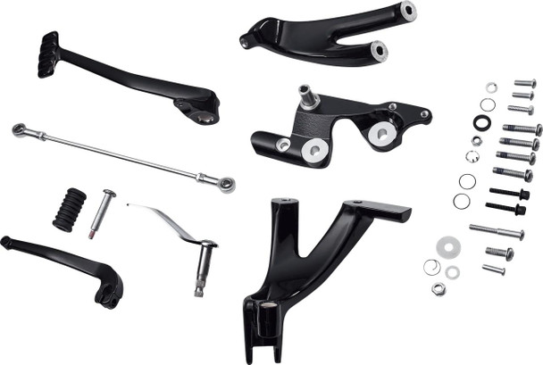  DRAG SPECIALTIES Forward Control Kit - Black - FL/FX D35-0224GB 