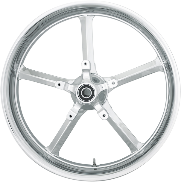 COASTAL MOTO Wheel - Rockstar - Rear - Single Disc/with ABS - Chrome - 18x5.5 - FL ROC-185-CH-ABST
