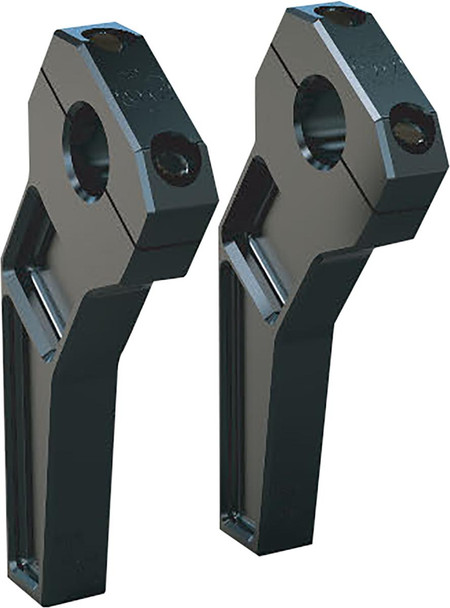  TODD'S CYCLE Risers - Pullback - 1-1/8" Clamping - 6" Rise - Black TD-R22-06B 