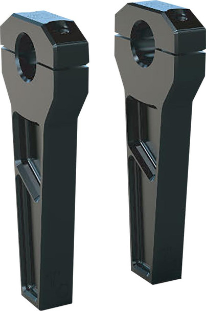  TODD'S CYCLE Risers - 1-1/8" Clamping - 6" Rise - Black TD-R21-06B 