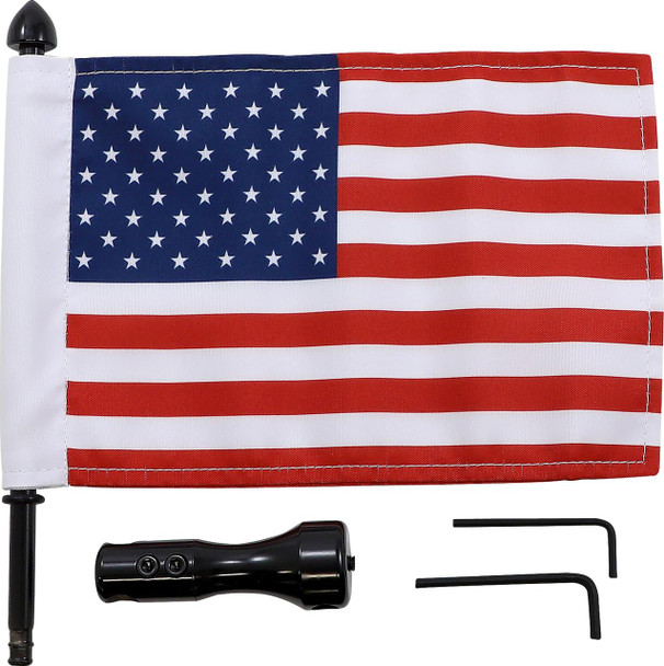  PRO PAD Rack Flag Mount - With 6" X 9" Flag - Air Wing BRFM-RDVM 