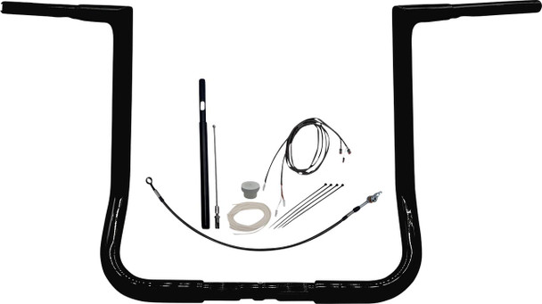 FAT BAGGERS INC. Fat Baggers Inc. 16" Black Flat Top Handlebar Kit for 2015-2020 Road Glide Models 709316-B 