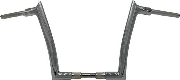 FAT BAGGERS INC. Fat Baggers Inc 1-1/2" EZ Install Pointed Top Handlebar 12" Chrome 818012 
