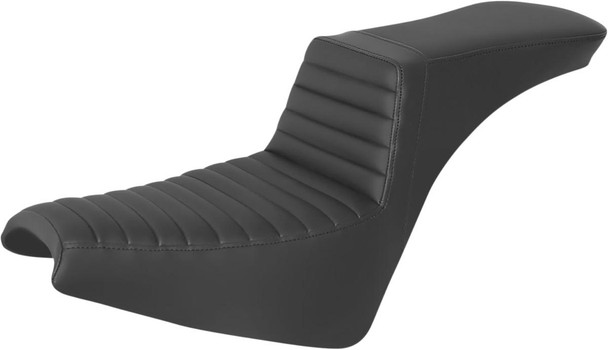  SADDLEMEN Step-Up Seat - Front Tuck-n-Roll - Black 818-30-191 