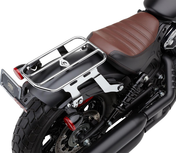  COBRA Solo Luggage Rack - Chrome - Bobber 502-2515 