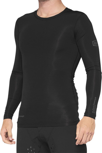  100% R-Core Concept Long-Sleeve Jersey - Black - Small 40004-00000 