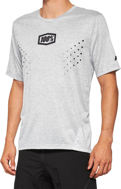  100% Airmatic Mesh Short-Sleeve Jersey - Gray - Medium 40016-00006 