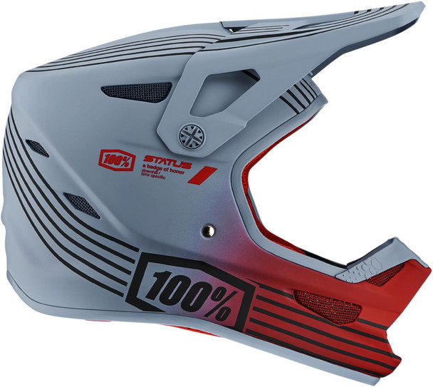  100% Status Helmet - Caltec/Gray - Medium 80010-00009 