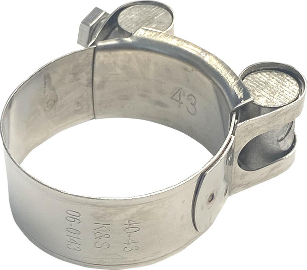  K&S TECHNOLOGIES Exhaust Pipe Clamp - 1.57" - 1.69" 06-143 