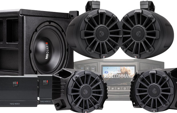  MB QUART Audio Kit - Ranger with Ride Command MBQRGSTG5RC1 