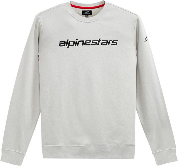  ALPINESTARS Linear Crew Fleece - Silver/Black - 2XL 12125132419002X 