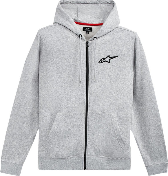  ALPINESTARS Ageless Zip Hoodie - Heather Gray/Black - 2XL 12125360011262X 