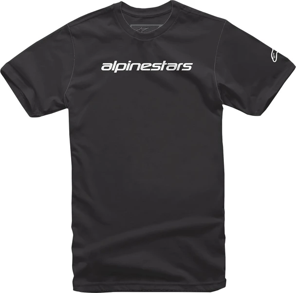  ALPINESTARS Linear Wordmark T-Shirt - Black/Gray - Large 1212-720201011L 