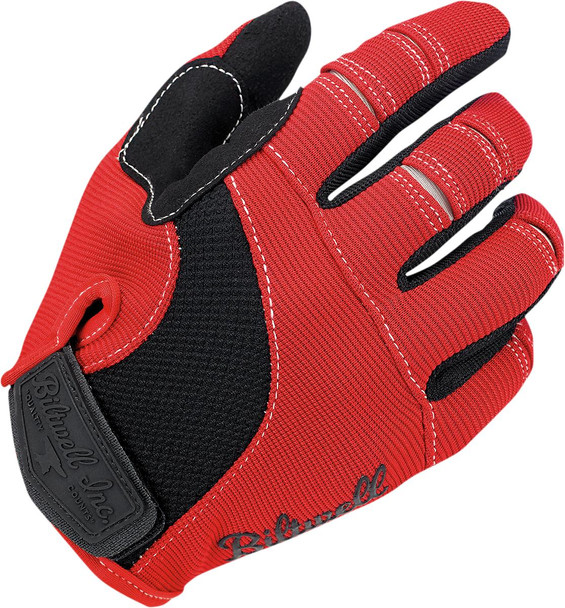  BILTWELL Moto Gloves - Red/White/Blue - Small 1501-1208-002 