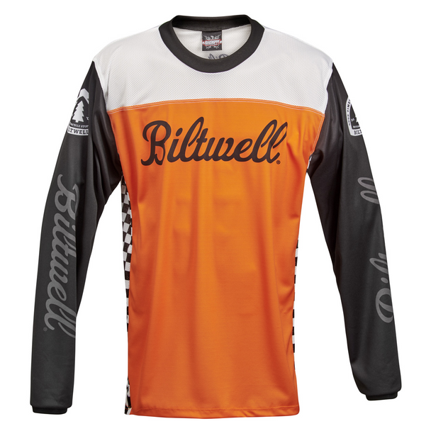 BILTWELL Good Times Jersey - Orange/Black - XL 8120-087-005 BILTWELL Good Times Jersey - Orange/Black - XL 8120-087-005