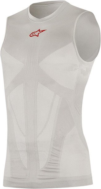  ALPINESTARS Tech Tank Summer - Silver/Red - XL/2XL 1752017-198XL/2 