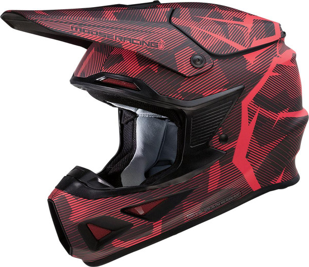  MOOSE RACING F.I. Helmet - Agroid Camo - MIPS - Red/Black - Small 0110-7760 