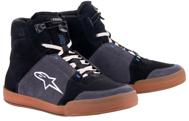 ALPINESTARS Chrome Shoes - Black/Asphalt/Gum Blue - US 9 251232211729