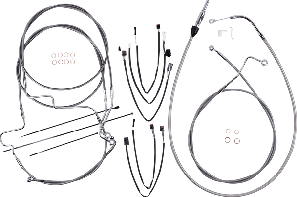 MAGNUM SHIELDING XR Handlebar Installation Kit - Stainless Steel/Chrome 5891192