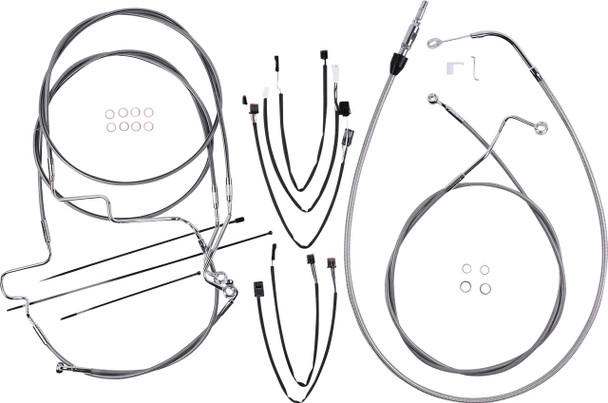  MAGNUM SHIELDING XR Handlebar Installation Kit - Stainless Steel/Chrome 5891191 